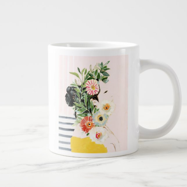 Kvinnor med blommor jumbo mugg (Höger)