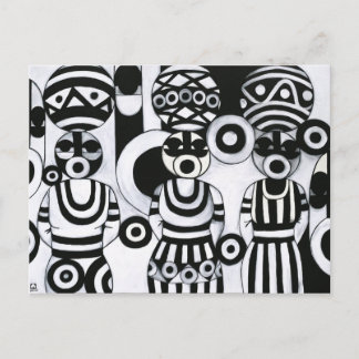 Kvinnor med Calabashes vid Emeka! Vykort