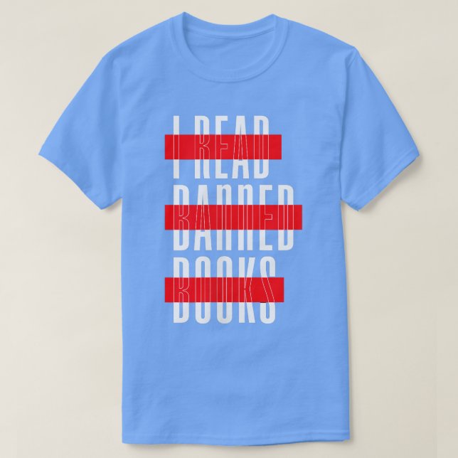 Kvinnor med den förbjudna Bok-läsaren i Rea T Shirt (Design framsida)