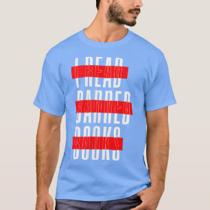 Kvinnor med den förbjudna Bok-läsaren i Rea T Shirt