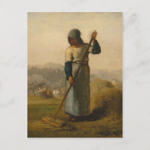 Kvinnor med en kummel - Jean-François Millet Vykort