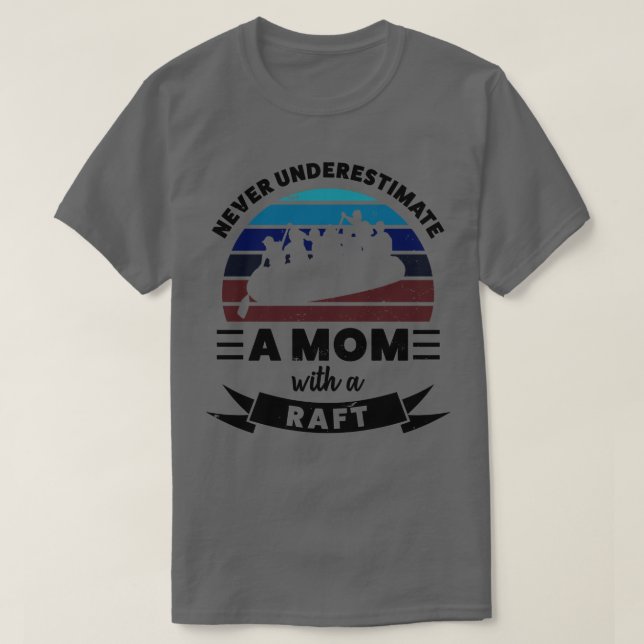 Kvinnor med en Raft Funny Gift-fru Kvinnor T Shirt (Design framsida)