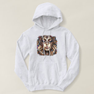 Kvinnor med experimentell staminspirerad Ornamenta T Shirt
