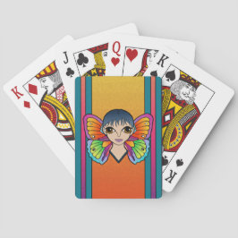 Kvinnor med fjärilskort i Vingar Casinokort