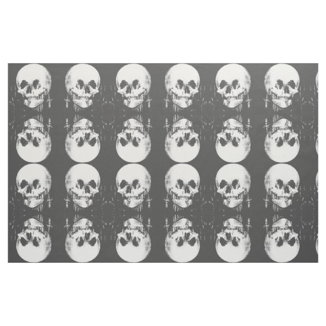 Kvinnor med Halloween-hudreflektion i Spegel Tyg (Fat Quarter)