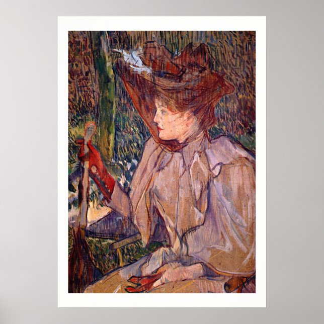 Kvinnor med handskar nr 2 poster (Framsidan)