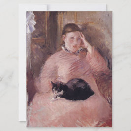 Kvinnor med Katt (av Edouard Manet) Kort