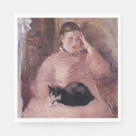 Kvinnor med Katt (av Edouard Manet) Pappersservett