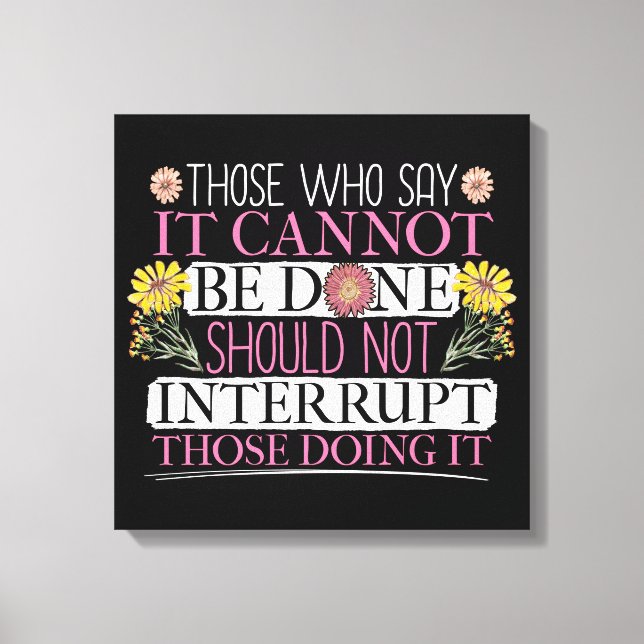 Kvinnor med kvinnlig ledarinna canvastryck (Framsida)