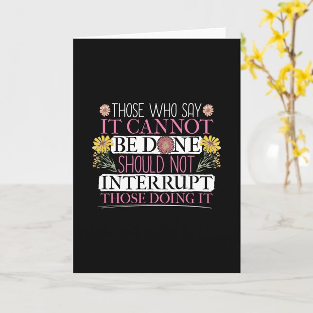 Kvinnor med kvinnlig ledarinna kort (Gul blomma)