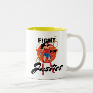  kvinnor med lasso - Rättvisa Två-Tonad Mugg