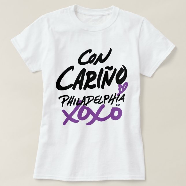 Kvinnor med Love i spansk T-tröja T-shirt (Design framsida)