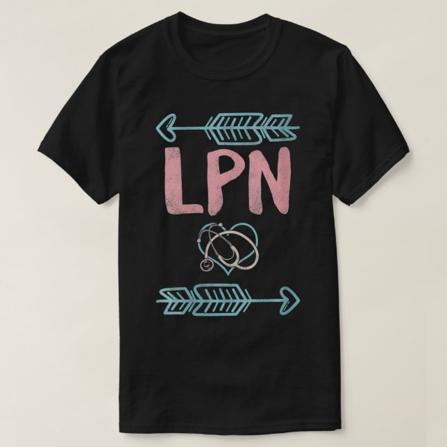 Kvinnor med LPN-licensierad praktisk sjuksköterska T Shirt (Design framsida)