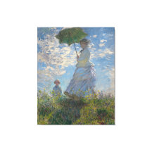Kvinnor med parasol av Claude Monet