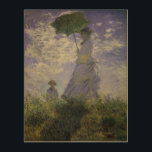 Kvinnor med parasol av Claude Monet, Vintage Art Trätavla<br><div class="desc">Stroll, Camille Monet och Hennes son Jean (Woman med parasol) (1875) av Claude Monet är en vintage imponerande bra konsthamn med porträtt. En mor som tar en promenad med sitt lilla barn i en fält eller vår. Hon håller ett paraply i sol och bär en vacker klänning som blåser i...</div>