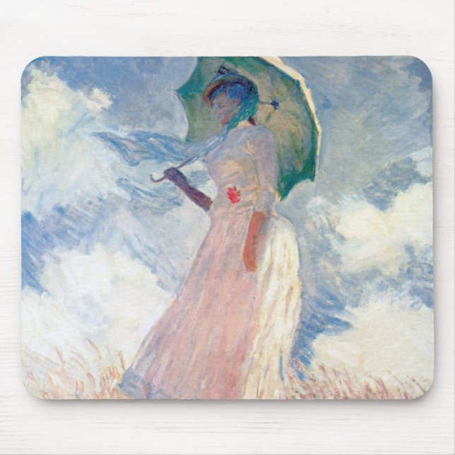 Kvinnor med parasol, Claude Monet, 1886 Musmatta (Framsidan)