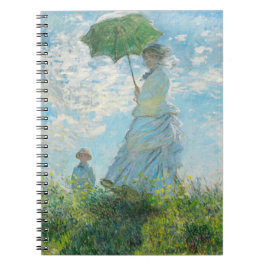 Kvinnor med Parasol Claude Monet Anteckningsbok