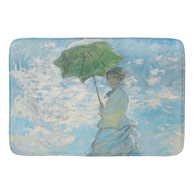 Kvinnor med Parasol Claude Monet Badrumsmatta (Framsidan)