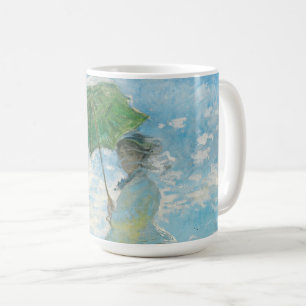 Kvinnor med Parasol Claude Monet Kaffemugg
