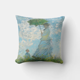 Kvinnor med Parasol Claude Monet Kudde