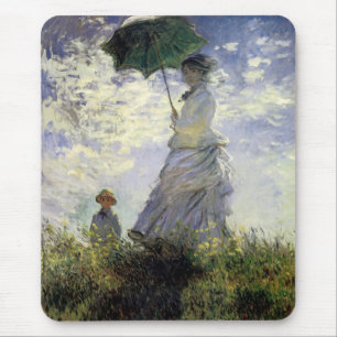 Kvinnor med parasol ~ Madame Monet med hennes son Musmatta