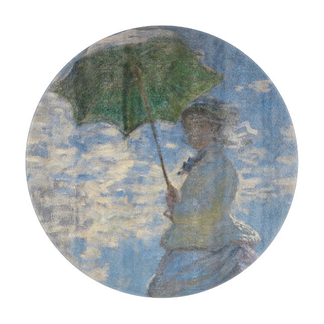 Kvinnor med parasol - Madame Monet och Hennes son (Framsidan)