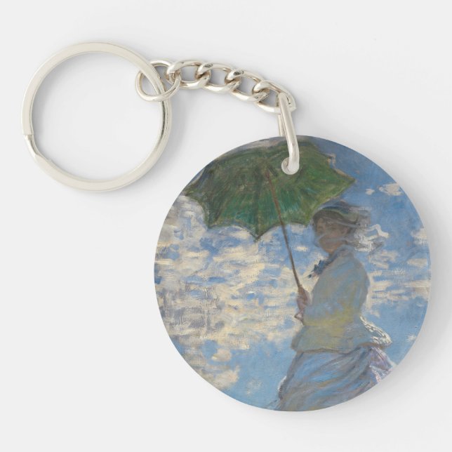 Kvinnor med parasol - Madame Monet och Hennes son (Framsidan)