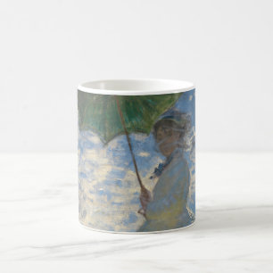 Kvinnor med parasol - Madame Monet och Hennes son Kaffemugg