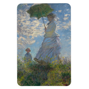 Kvinnor med parasol - Madame Monet och Hennes son Magnet