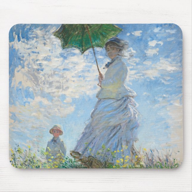 Kvinnor med parasol, madame Monet och hennes son Musmatta (Framsidan)
