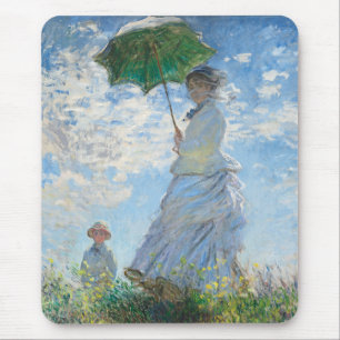Kvinnor med parasol, madame Monet och hennes son Musmatta