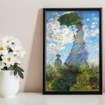 Kvinnor med parasol - Madame Monet och Hennes son Poster<br><div class="desc">Vid sin renaste tid ägnade man sig åt att måla i landskapet, en subjekt Monet som var för. I en kvinna med parasol - fru Monet och hennes son är hans skicklighet som målare i figur lika uppenbar. Konstnären hade tänkt sig att avslappnaden skulle förmedla känslan av att ha en...</div>