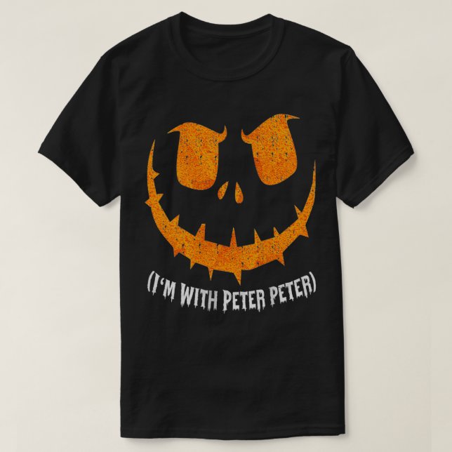 Kvinnor med Peter par Halloween Flickor T Shirt (Design framsida)