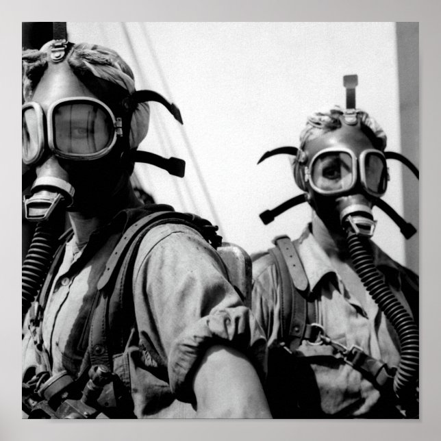 Kvinnor med syremaskor - 1943 poster (Framsidan)