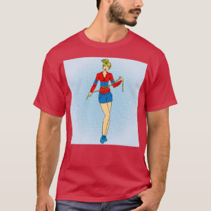 Kvinnor med Tapemeasure Fitness Health Care T Shirt