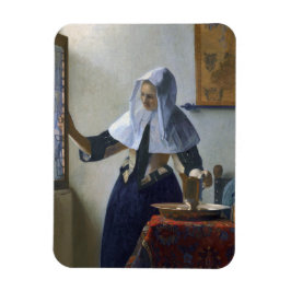 Kvinnor med Vatten Jug Johannes Vermeer Magnet