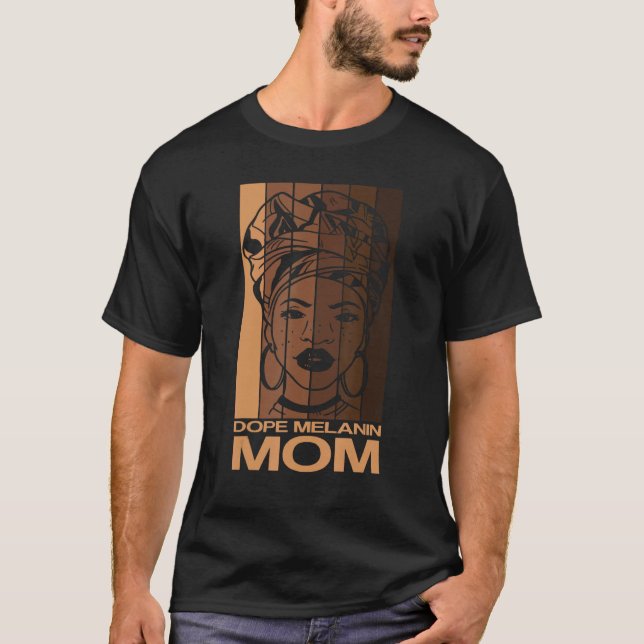 Kvinnor Melanin Melanin T Shirt (Framsida)