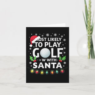 Kvinnor mest sannolikt att spela golf med Santa-fa Kort