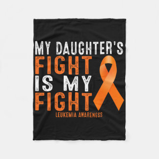 Kvinnor min dotters kamp är min kamp mot leukemi A Fleecefilt