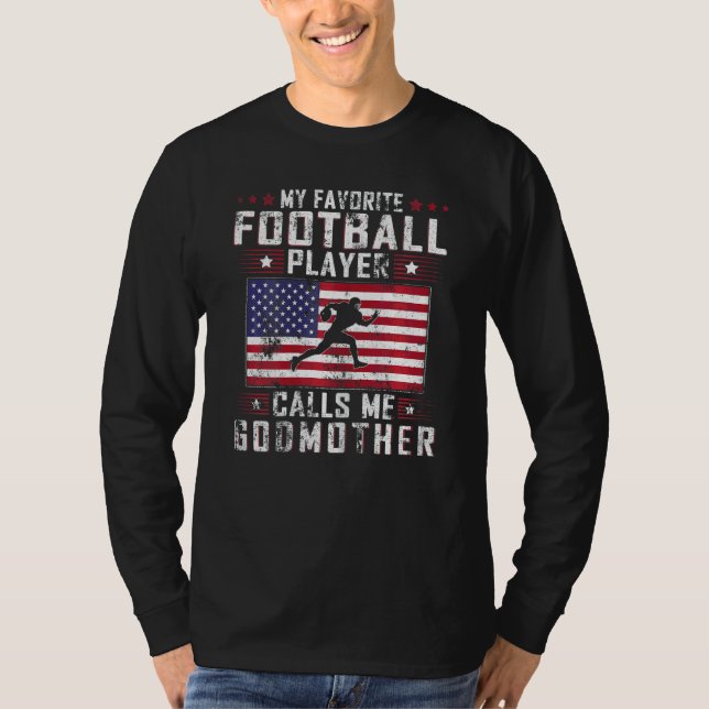 Kvinnor min favoritfotbollspelare kallar mig Godmo T Shirt (Framsida)