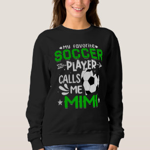 Kvinnor Min favoritfotbollsspelare kallar mig Mimi T Shirt
