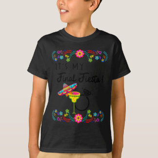 Kvinnor min sista fiesta brud möhippa fest topp t shirt