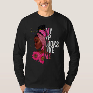 Kvinnor Min VP Ser Ut Som Mig Afroamerikansk Svart T Shirt