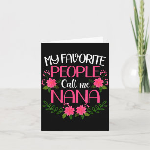 Kvinnor mina favoritpersoner kallar mig nana mors  kort
