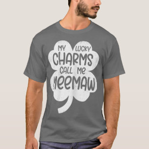 Kvinnor mina Lucky Charms kallar mig Meemaw St Pat T Shirt