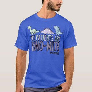 Kvinnor Mina patienter är dinomitpediatrik VNeck T Shirt