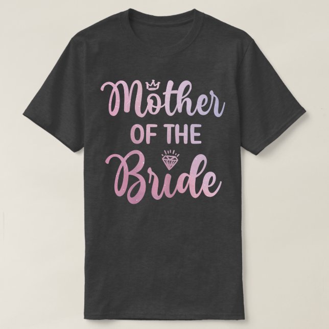Kvinnor Mor Till Bruden Bröllopsdusch Bröllop D T Shirt (Design framsida)
