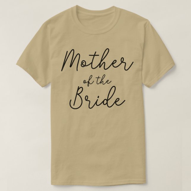 Kvinnor Mor Till Bruden Bröllopsdusch, Mor O T Shirt (Design framsida)