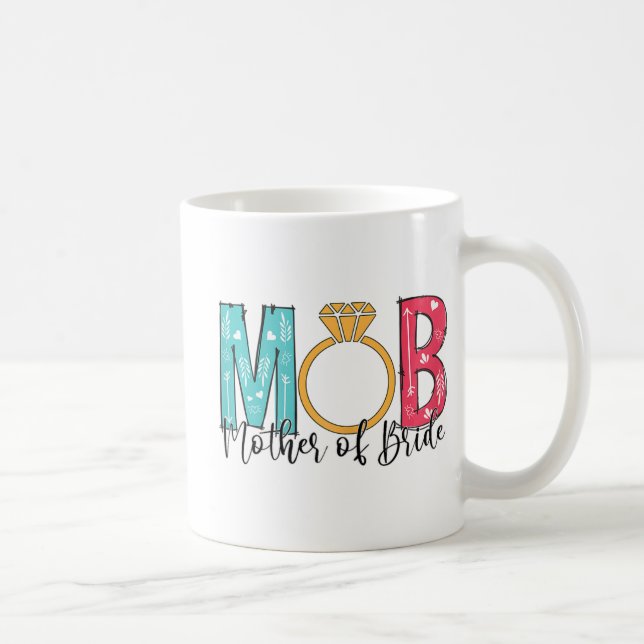 Kvinnor Mor Till Bruden Mob Mog Möhippa Kaffemugg (Höger)