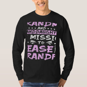 Kvinnor Mormor och barnbarn troller farfar T Shirt